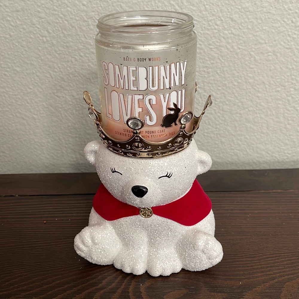 Bath and Body candle holder